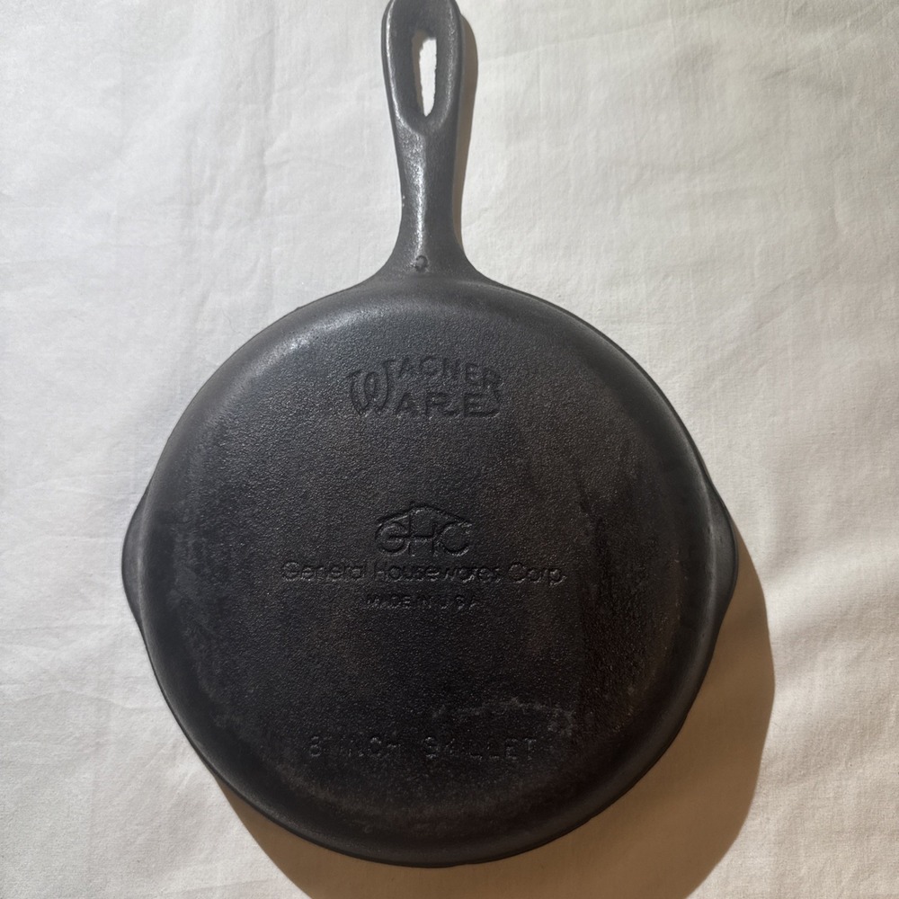 Vintage Wagner Ware GHC 10 1/2" Cast Iron Skillet #8 General Housewares USA